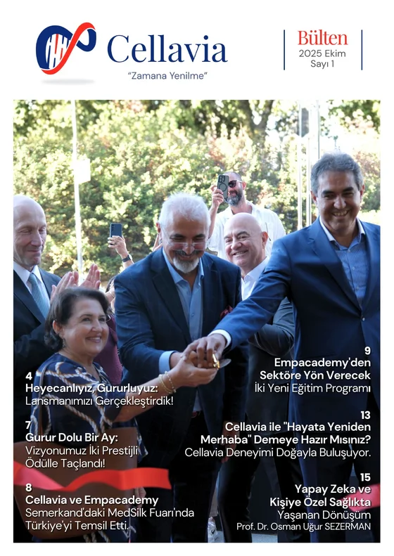 Cellavia Bülteni Sayı 1 kapağı