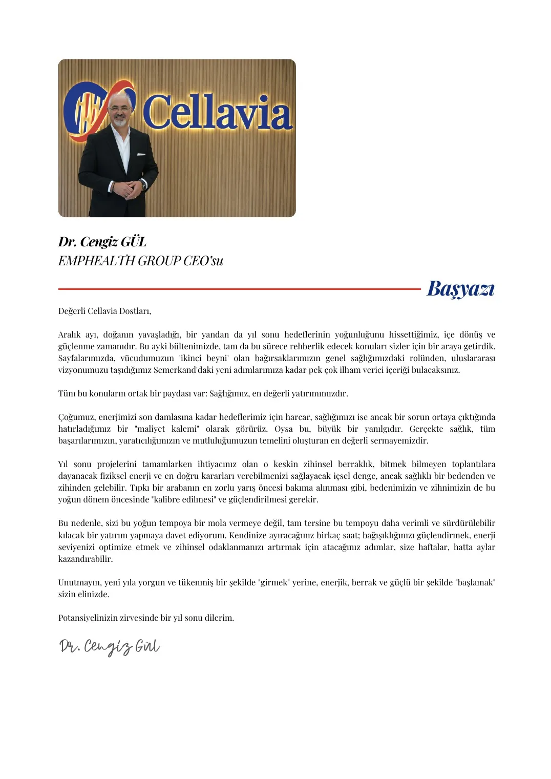 Cellavia Bülteni Sayı 2, sayfa 2