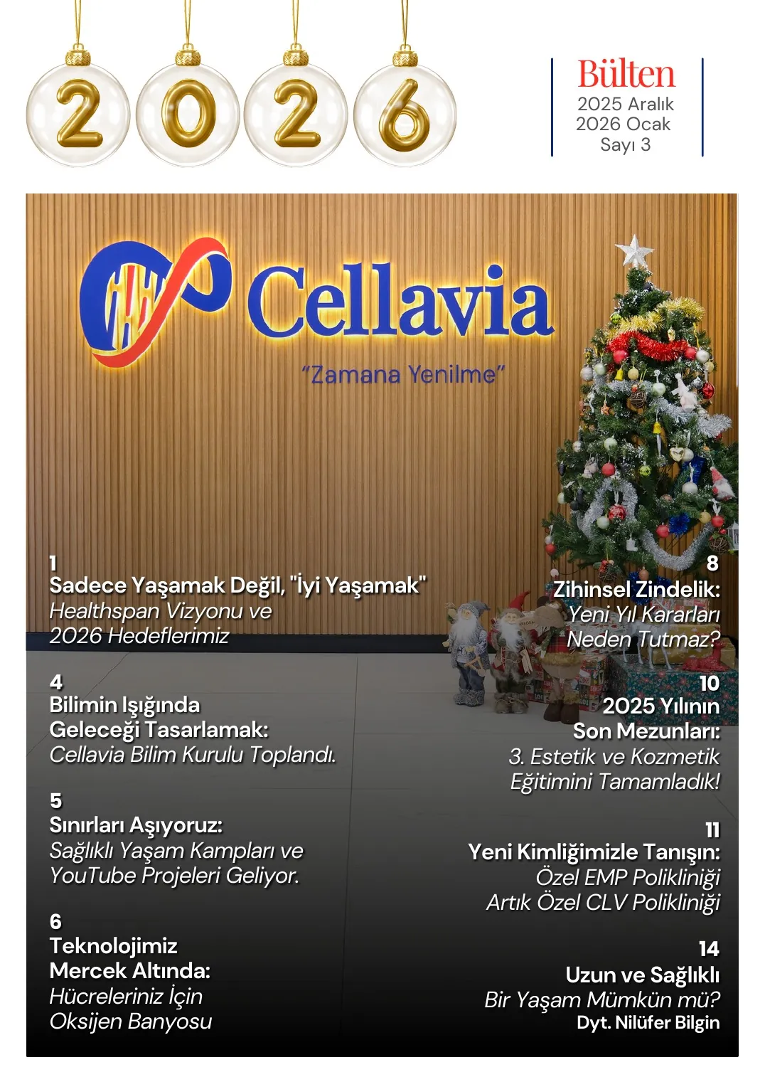 Cellavia Bülteni Sayı 3, sayfa 1