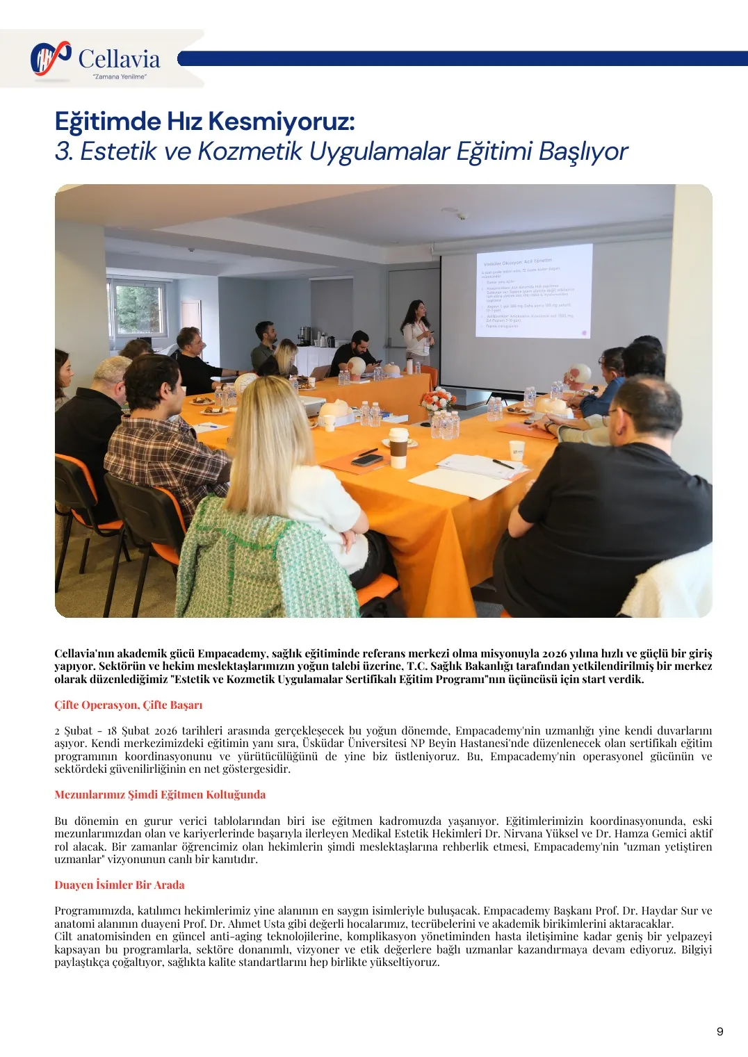 Cellavia Bülteni Sayı 4, sayfa 9